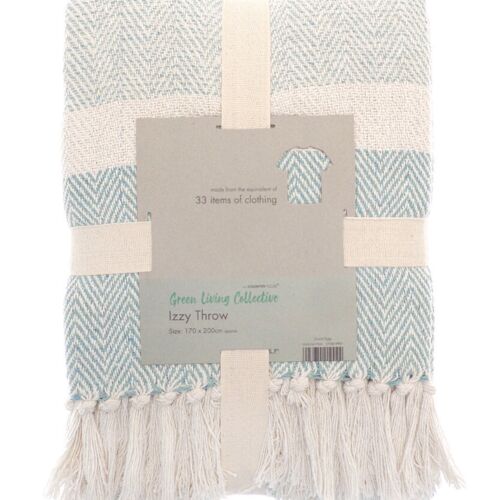 Izzy recycled throw Thumbnail