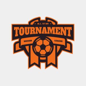 Tournament Soccer league logo template Thumbnail