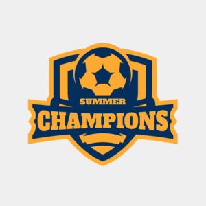 Champions Summer Soccer logo template Thumbnail