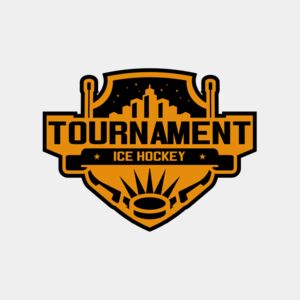 Tournament Ice Hockey logo template 02 Thumbnail