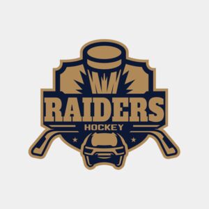 Raiders Hockey logo template Thumbnail