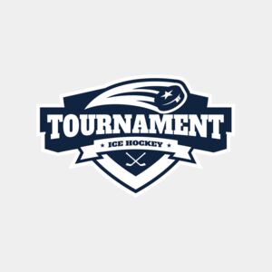 Tournament Ice Hockey logo template 02 Thumbnail