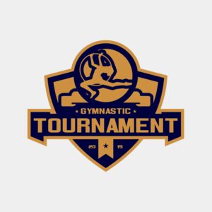 Gymnastic Tournament logo template 02 Thumbnail
