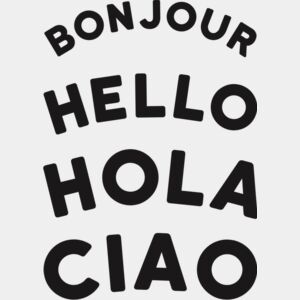 A4 Bonjour Hello Hola Ciao Thumbnail