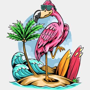 flamingo beach Thumbnail