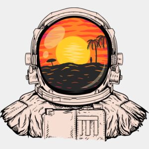 sunset astronaught Thumbnail
