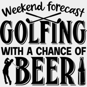 Weekend Forecast Golfing SVG Thumbnail