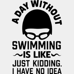 A Day Without Swimming SVG Thumbnail