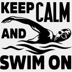 Keep Calm And Swim On SVG Thumbnail